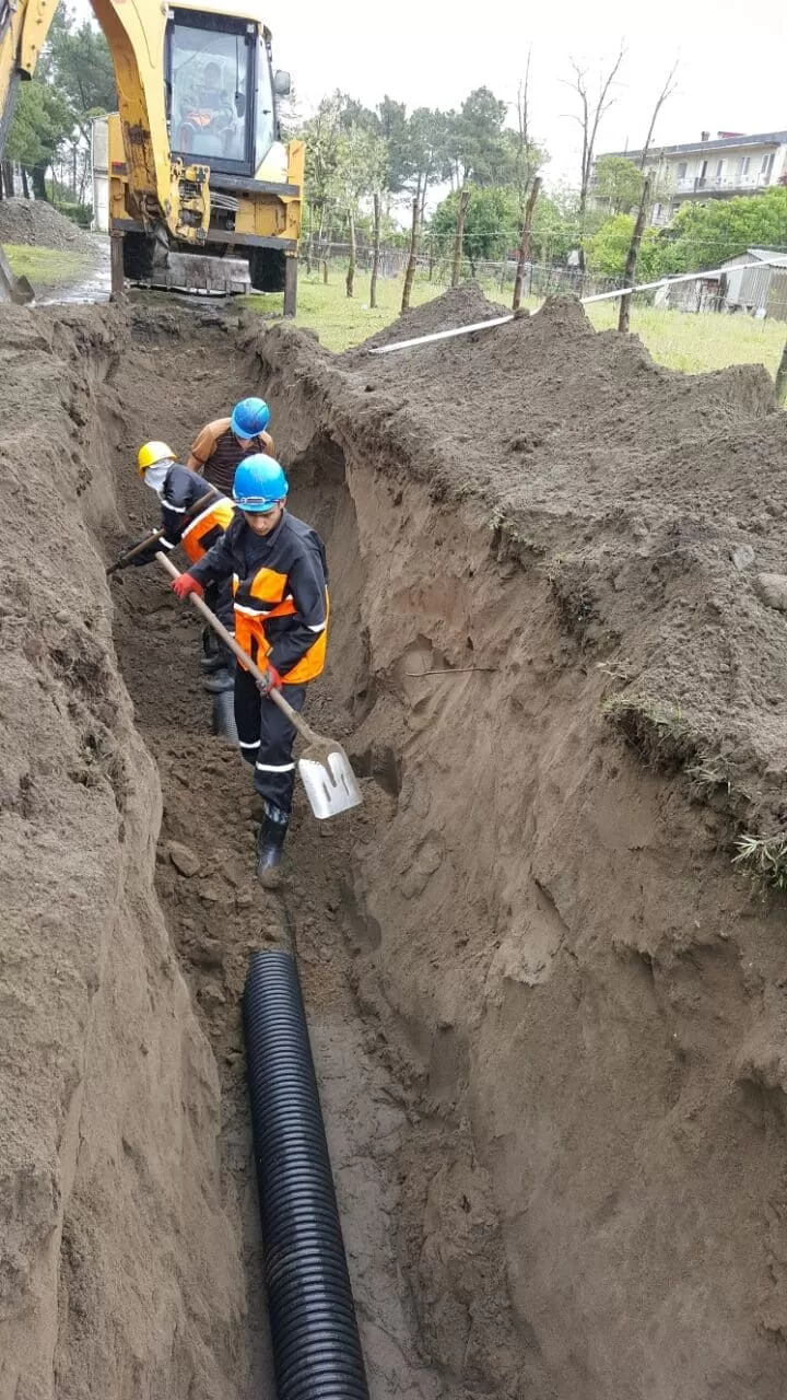 Gence şehri kanalizasyon alt yapı işleri gallery image